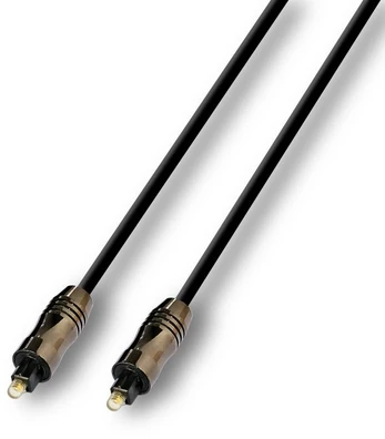 ALVA - Kabelis Optyczny Toslink metal 1m