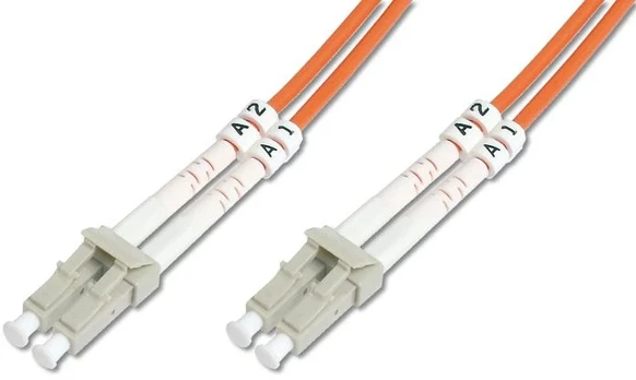 Digitus FO Patch Cord, Duplex, LC to LC MM OM2 50/125 µ, 3 m | DK-2533-03