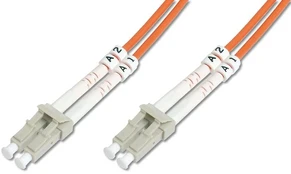 Digitus FO Patch Cord, Duplex, LC to LC MM OM2 50/125 µ, 3 m | DK-2533-03 kaina