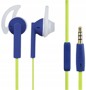 Hama Joy Sport vandeniui atsparios ausinės su mikrofonu, 3,5mm