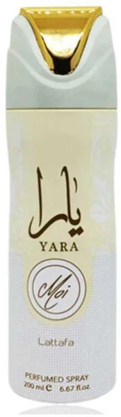 Lattafa Yara Moi Desodorante 200ml Purškiklis