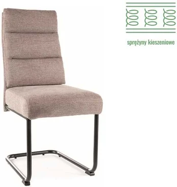 Kėdė BERRY BREGO Juodas STELAŻ / BEŻ 34