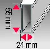 Gulsčiukas BMI Alustar su magnetais (200 cm)