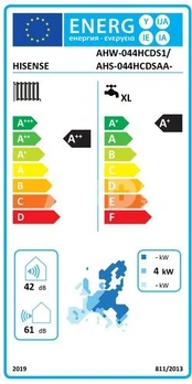Šilumos siurblys Hisense AHS-044HCDSAA-23