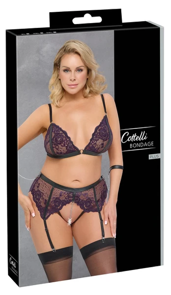 Cottelli bondage Bra Set Bondage xl Seksuali liemenėlė