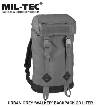 Kuprinė Mil-Tec Walker - 20 L pilka .