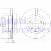Stabdžių diskas DELPHI BG4109C kaina