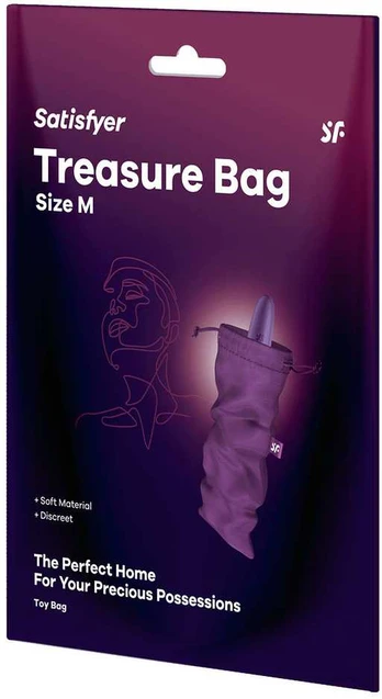 SATISFYER TREASURE BAG M PURPLE