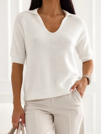 Italy Moda Sweter-IT-SW-2601.36-ecru