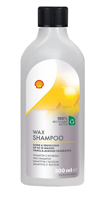 Automobilinis šampūnas su vašku SHELL, 500 ml