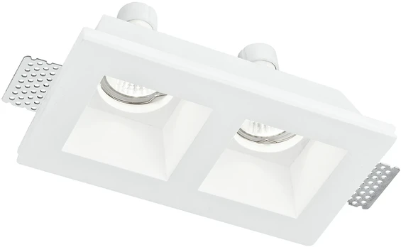 Įleidžiamas šviestuvas GHOST, baltas, 2xGU10