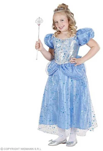 Widmann Blå Prinsesse kjole
