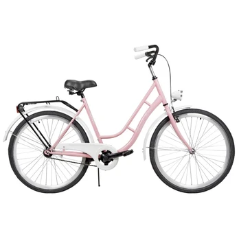 Dviratis AZIMUT Retro 26" 2023 light pink