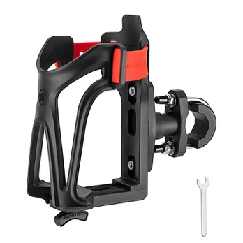 Rockbros 31210029 Motorcycle Bottle Holder - Juodas and Raudona