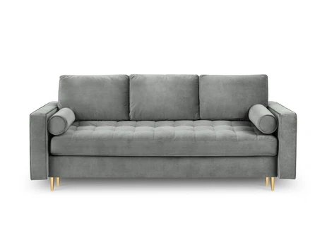 Sofa Milo Casa Santo, pilka/auksinės spalvos