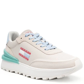 Sportiniai bateliai moterims, Smėlio, JEANS WMN TECH. RUNNER