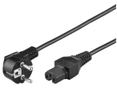 Maitinimo kabelis Goobay Schuko tipo F maitinimo kabelis, CEE 7 / 7 > C15 2m (93277)