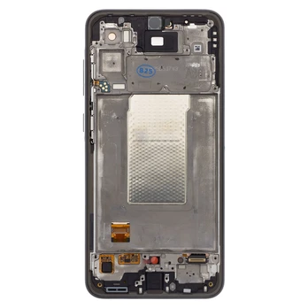Dėklas LCD display + Touch Unit + Front Cover Samsung A366B Galaxy A36 5G Juodas (Service Pack)