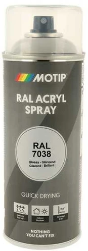 Motip Industri Ral 7038 højglans 400ml