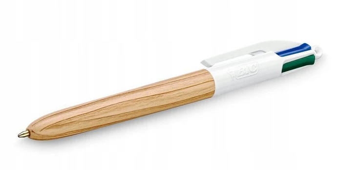 Bic 4colours Wood Style automatinis rašiklis, 1 vnt.