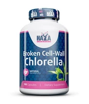 Haya Labs Broken Cell Wall Chlorella (Chlorelė) 100kaps. kaina