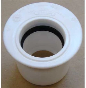 Wavin Wafix PP reduktion kort Ø50 x Ø32 mm hvid