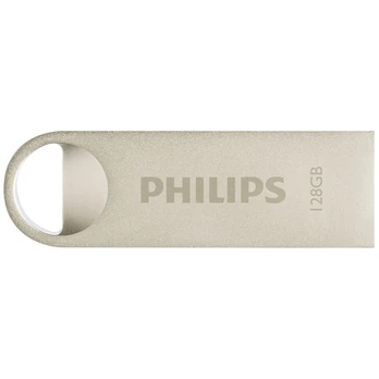 Pendrive Philips Moon 128GB Sidabrinė Vintage (FM12FD160B/00)