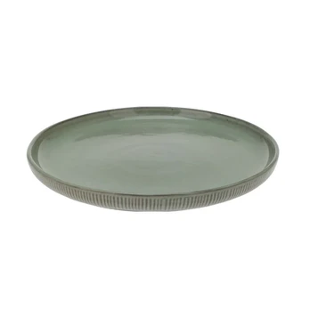 Pietų lėkštė STONEWARE, melsvos/žalsvos sp., 27 cm