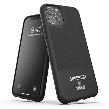 SuperDry Moulded Canvas iPhone 11 Pro Ma x Case  Juodas 41550