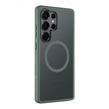 Žalias dėklas Samsung Galaxy S25 Ultra telefonui "Tactical MagForce Hyperstealth Cover"