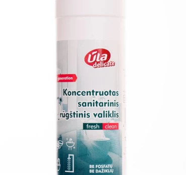 Koncentruotas rūgštinis sanitarinis valiklis ŪLA delicate, 1 l.