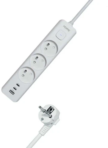 Tiross MORRE LISTWA ZASILAJĄCA 3G USB, 2xUSB-C,1,5m