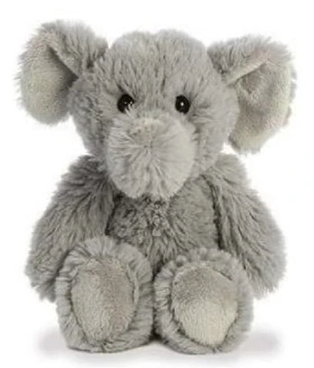 Pliušinis žaislas Aurora Elephant 55992, pilka sp., 28 cm