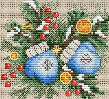 Warm mittens SM-629