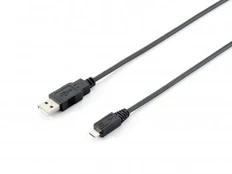 Equip 128594 USB kabelis 1 m 2.0 USB A Micro-USB B Juoda