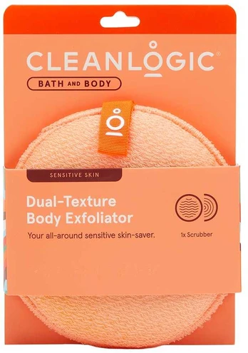 Cleanlogic Sensitive Skin Dual-Texture Exfoliator kūno kempinė