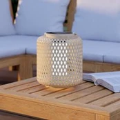 EGLO - Marliano Solar Lantern - Brown/White