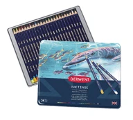 Derwent - Inktense Pencils, 24 Tin kaina