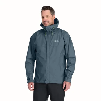 Vyriška striukė nuo lietaus Rab Downpour Eco Jacket - L - Clover