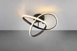 Meo LED ceiling lamp matt black gaismeklis kaina