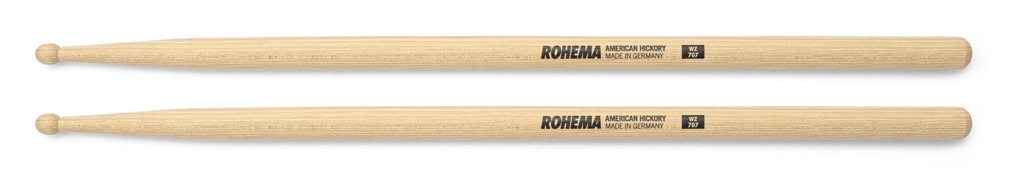 Būgnų lazdelės Rohema Rounded Tip WZ 707
