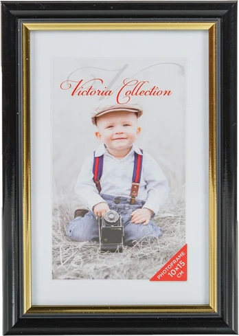 Photo frame Royal 10x15cm, black | 20044
