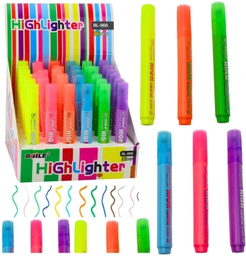 Lean Highlighter Neon Marker For Notes School Office