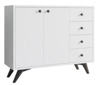 Spintelė Kalune Design Waga 811MDD4147, balta, 35 cm x 100 cm x 82 cm kaina
