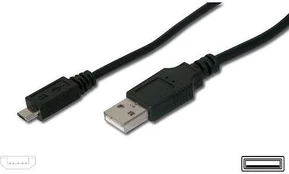 USB kabelis PremiumCord USB-A - mikroUSB 5 m Juoda (ku2m5f)