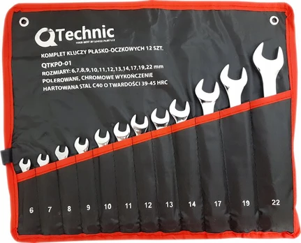 Raktų rinkinys Q-technic 6-22 mm, 12 vnt.