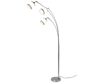 Trio-Lighting Davos 3-pc E14 chrome/white stāvlampa