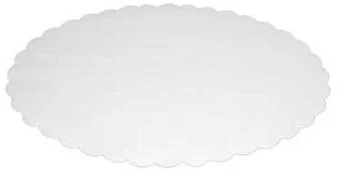 Multi Fadpapir 22x32 cm Oval Præget Hvid,500 stk/pk