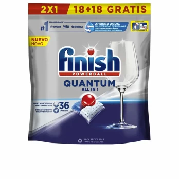 Indaplovės tabletės Finish Quantum (36 Vienetai)