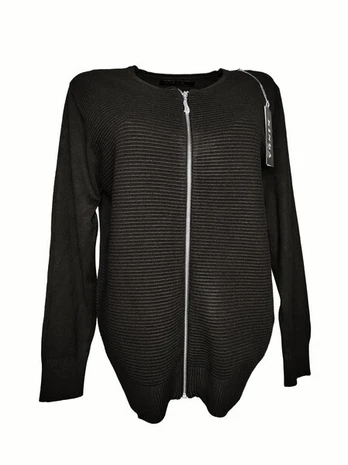 Megztinis moterims Kinga, juodas, XL